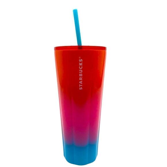 Starbucks Cold Cup Tumbler Gradient Sunset Tilt 24oz Summer 2023 Ombre Brand
New - Picture 1 of 5